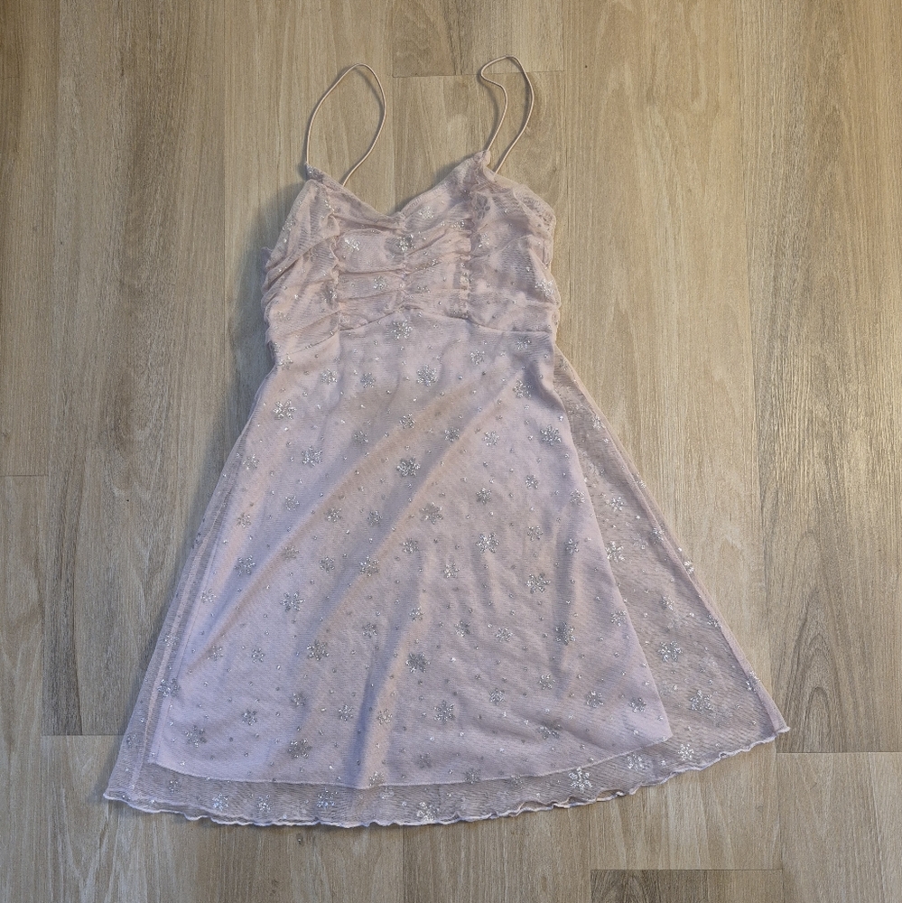 Altar'd State Blush Pink Strappy Dress Xs